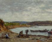 尤金 布丹 : Brest, Fishing Boats